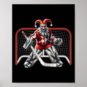 Poster Traje de Dia da Mentira de Goleiro de Hóquei no Ge