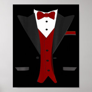 Poster Traje de Esmoque de Halloween - Casamento de Terno