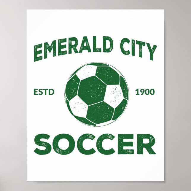 Poster Traje de Futebol do Wizard Of Oz Emerald City  (Frente)