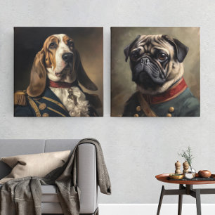 Poster Traje de Pug Napoleon