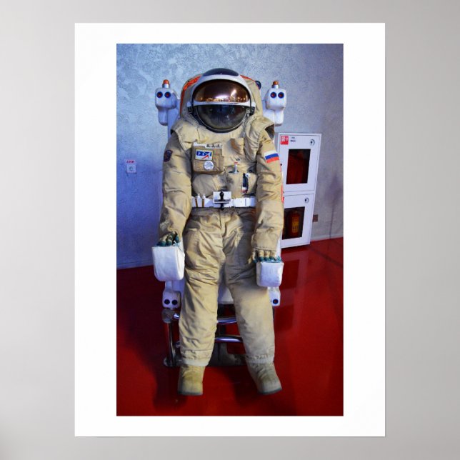 Poster Traje espacial russo (Frente)
