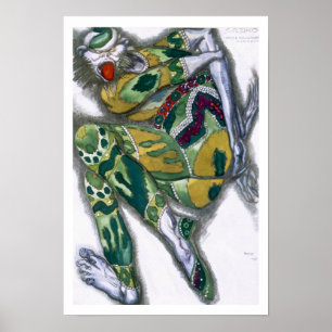 Poster Traje o design para Seefenfel, de Sadko, 1917 (co