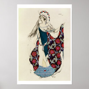 Póster Traje o design para uma mulher, de Judith, 1922