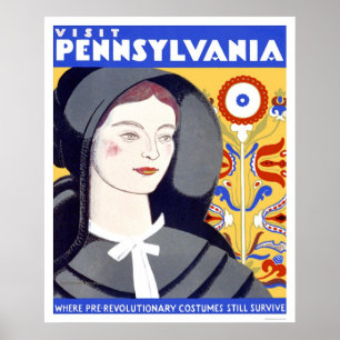 Poster Traje pre revolucionário WPA 1938