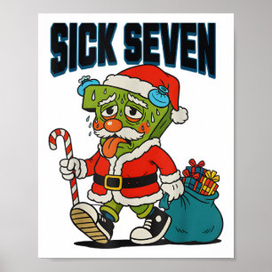 Poster Traje Sick Seven 67 Festa Divertida Natal Papai No