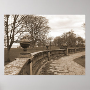 Poster Trajeto romântico da caminhada