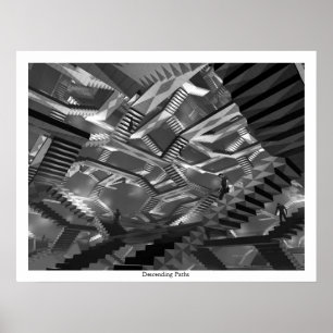 Póster Trajetos descendentes