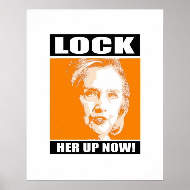 Poster Tranque-A Agora - Anti-Hillary - (Frente)