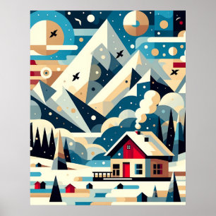 Poster Tranquilidade do inverno