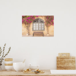 Poster Tranquilidade em Flor – Um Momento de Silêncio em