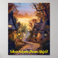 Tranquilidade extrema em uma vila Storybook