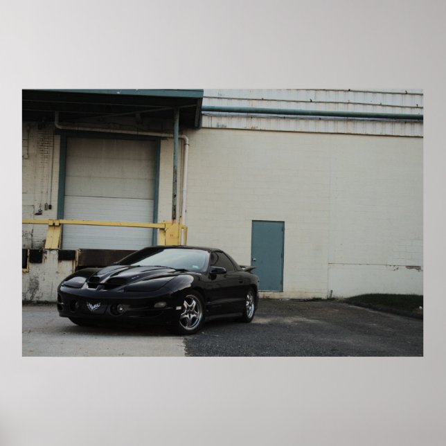 Póster Trans Preto (Frente)