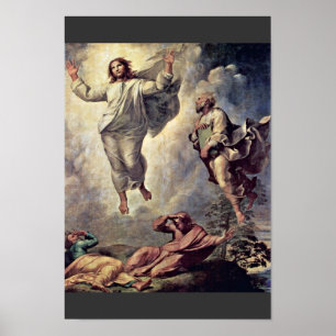 Póster Transfiguração do detalhe do cristo por Raffael