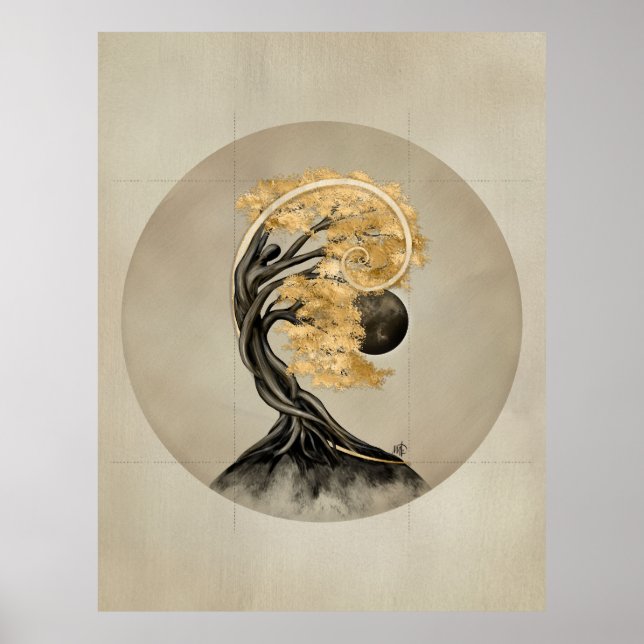 Poster Transformação Eterna - Espírito da Borboleta Bonsa (Frente)