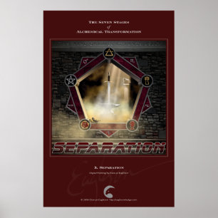 Poster Transformações Alquímicas 3: Separação