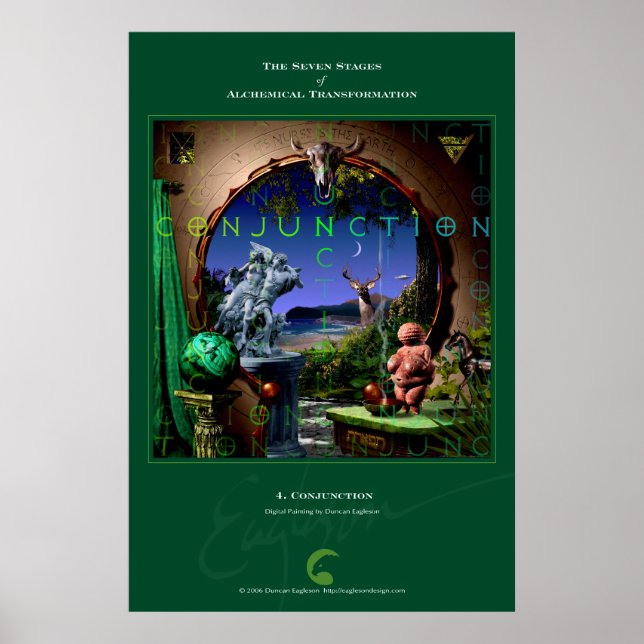 Póster Transformações Alquímicas 4: Conjunção (Frente)