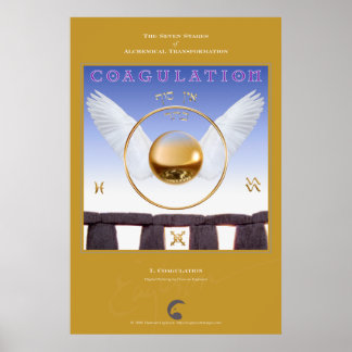 Póster Transformações Alquímicas 7: Coagulação