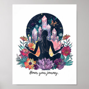 Poster Transforme Seu Espaço Com Inspirações De Yoga E Me