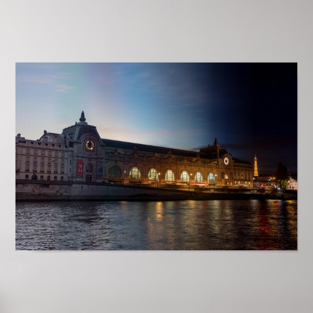 Poster Transição de Musee d'Orsay Day para a Noite - Pari (Frente)
