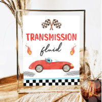 Transmissão de Raça Fluida Carro Dois Aniversário 