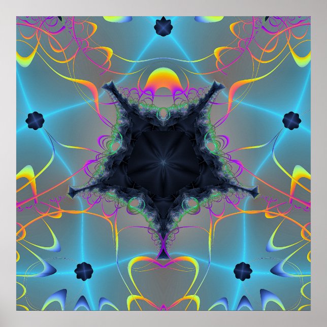 Póster "Transmutar Dor com Pensamentos do Amor" (Frente)