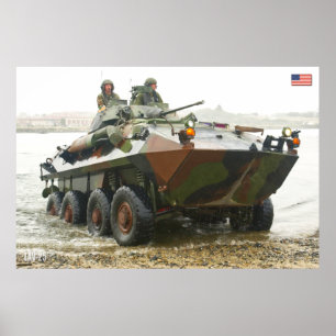 POSTER TRANSPORTADOR DE PESSOAL ARMOVERMADO - LAV-25