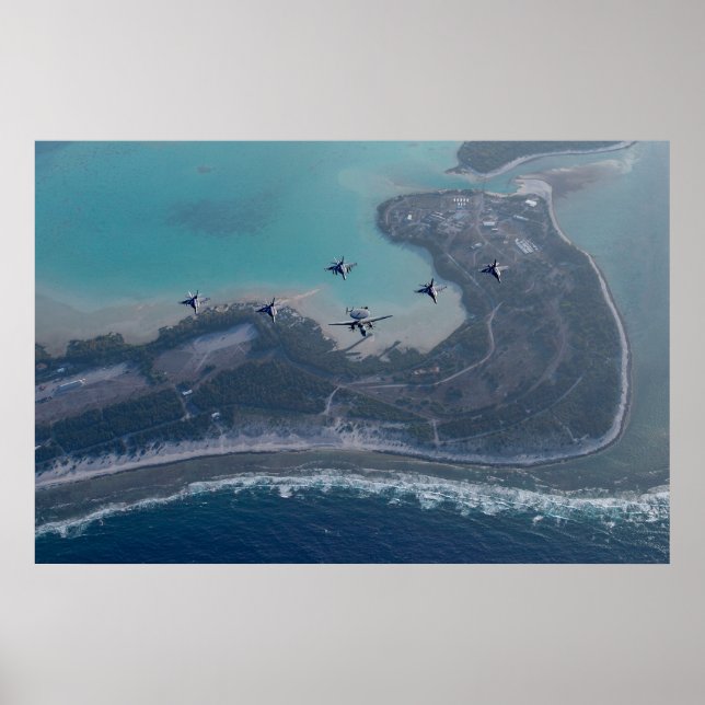 Poster Transportadora Air Wing 17 na Ilha Acordar (Frente)