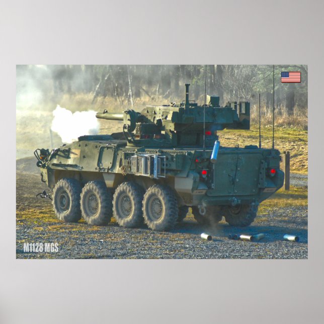 Poster TRANSPORTADORA DE PESSOAL ARMOSCADO - Stryker (Frente)