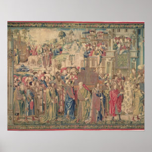 Póster Transporte da arca da obrigação contratual,