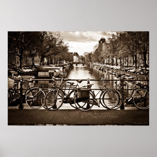 Póster Transporte de Amsterdã (Frente)