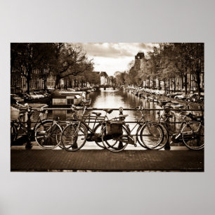 Póster Transporte de Amsterdão