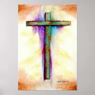 Poster transversal abstrato