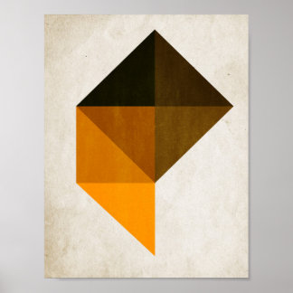 Poster Trapezoide nº 9 - Kubistika por Boris Draschoff