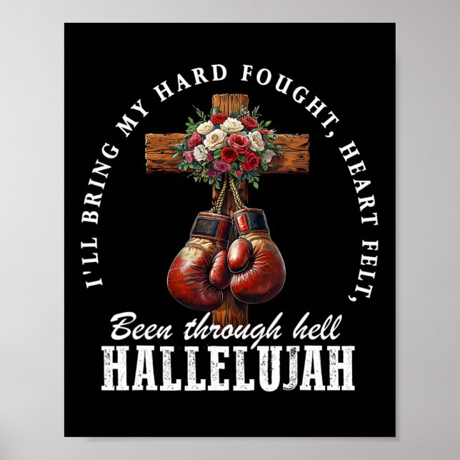 Poster Trarei minha caixa de Aleluia Feliz e Duro (Frente)