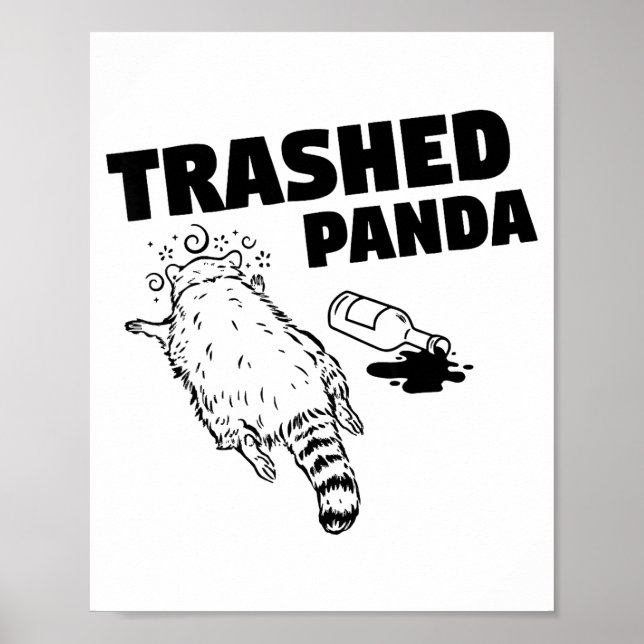 Poster Trashed Panda  (Frente)