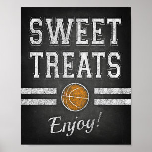Poster TRATADOS DOCES DO Partido de Basquete GOSTAM! Sina
