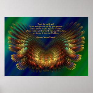 Póster Tratar Bem A Terra