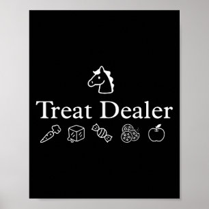 Poster Tratar Cavalo do Dealer Lady Equestrian Formador H