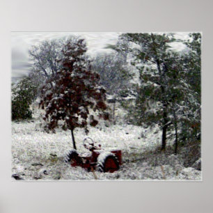 Póster Trator da neve