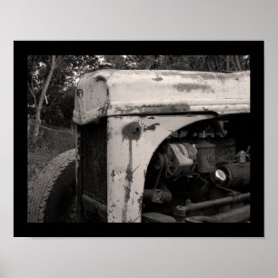 Poster Trator de Fazenda Antigo