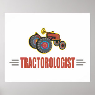 Poster Trator engraçado