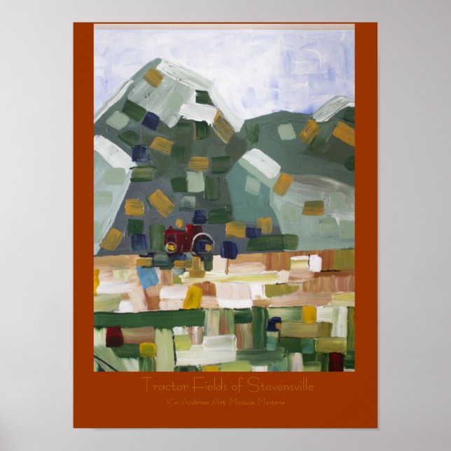Poster Trator Fields de Stevensville... (Frente)