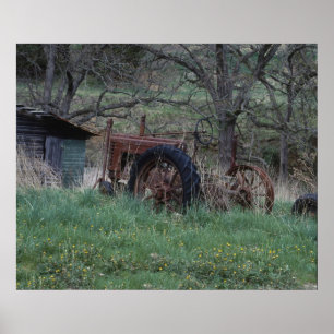 Póster Trator rústico