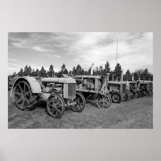 Póster Tratores Antigos (Frente)