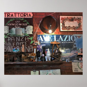 Poster Trattoria - Autêntico Charme Italiano