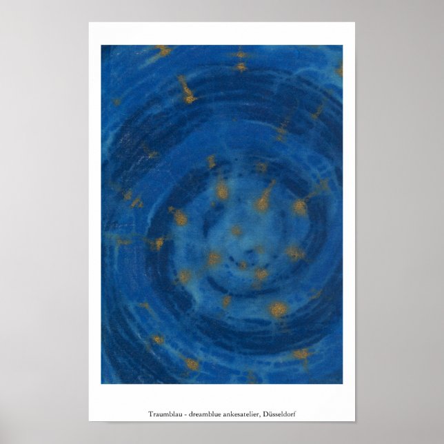 Póster Traumblau - sonho (Frente)