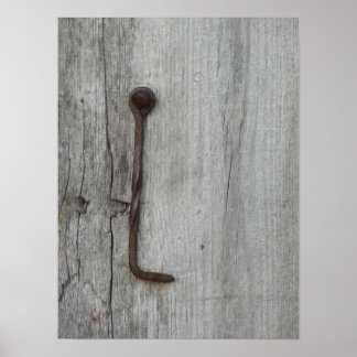 Poster Trava do velho celeiro