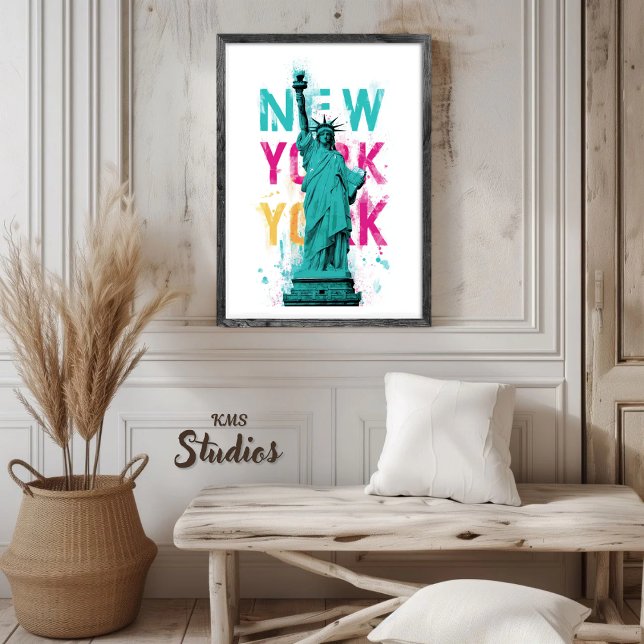 Póster Travel Poster | New York USA  Wallart | Home Deco (Criador carregado)