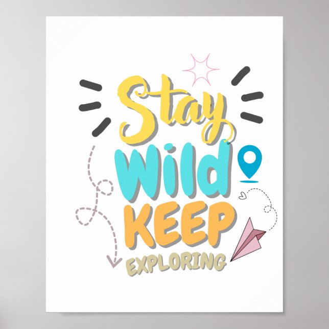 Poster Travel Quote Wall Art  (Frente)