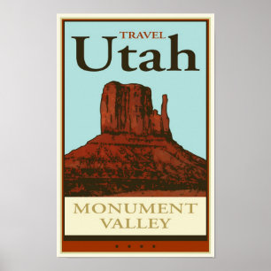 Póster Travel Utah